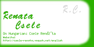 renata csele business card